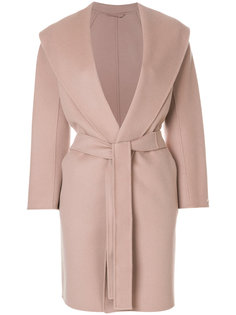 пальто с поясом S Max Mara