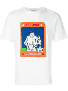 футболка с принтом бейсбольной карточки JW Anderson