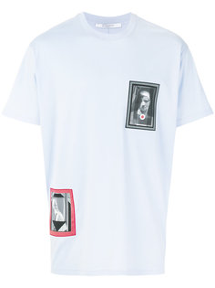 футболка свободного кроя с заплатками с графическим принтом Givenchy