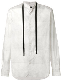 striped grandad shirt Ann Demeulemeester Blanche