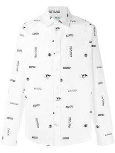 рубашка с принтом логотипа Kenzo