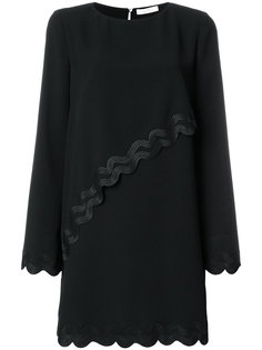 платье с волнистой отделкой Versace Collection