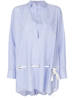 eyelet lace tunic shirt Sacai
