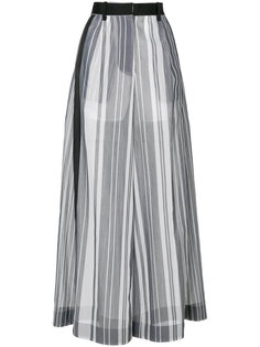 semi sheer palazzo trousers Sacai