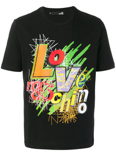 футболка с графическим логотипом Love Moschino