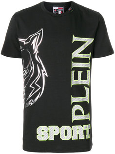 футболка с неоновым принтом Plein Sport