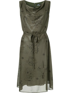 расклешенное платье Hysteric Glamour