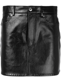 мини-юбка с пятью карманами Helmut Lang