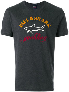 футболка с принтом логотипа Paul &amp; Shark