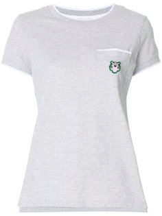 футболка с вышитым логотипом  Kenzo