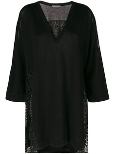 многослойный джемпер с V-образной горловиной Alberta Ferretti
