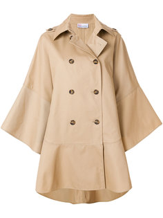 wide sleeve double breasted coat Red Valentino