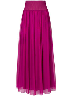 плиссированная юбка-макси Alberta Ferretti