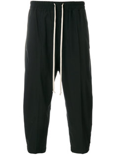 укороченные брюки  с эластичным поясом Rick Owens