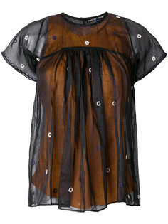 многослойный топ с вышивкой Jupe By Jackie