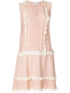 платье с вышивкой Red Valentino