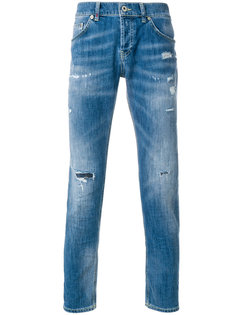 distressed stonewashed jeans Dondup