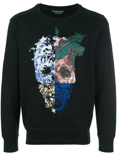 patchwork skull sweatshirt Alexander McQueen