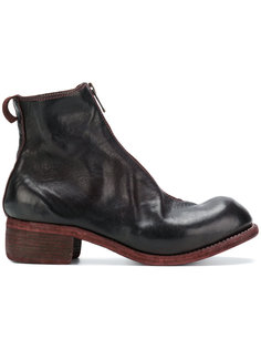 chunky heel ankle boots  Guidi