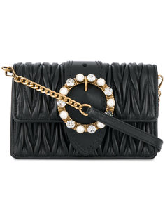 сумка с кристаллами Lady Miu Miu