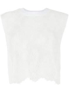 lace tank top Off-White