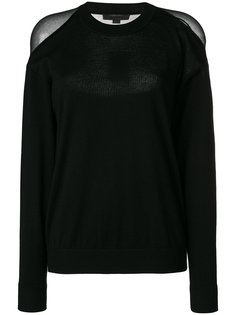 свитер с прозрачными панелями Alexander Wang