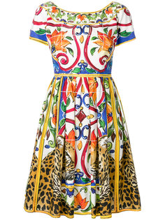 Majolica leopard print dress Dolce &amp; Gabbana