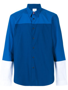 colour block shirt  Ps By Paul Smith