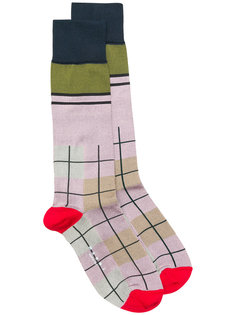 checked socks Marni