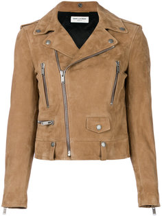 suede biker jacket Saint Laurent