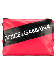 клатч с логотипом Dolce &amp; Gabbana