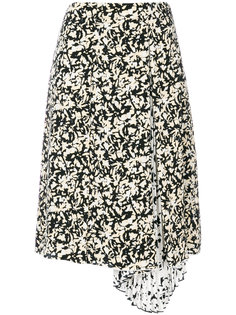 Pleated floral print skirt Proenza Schouler
