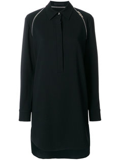 zip trimmed shirt dress Alexander Wang