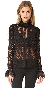 Anna Sui Magical Mystery Lace Top