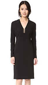 Alexander Wang Barbell Neckline Sheath Dress