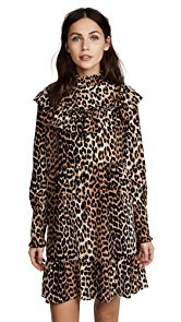 Ganni Fayette Silk Dress