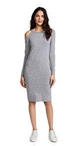 MONROW Cutout Shoulder Dress
