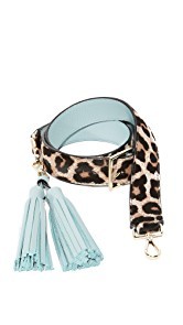 Kate Spade New York Leopard Tassel Guitar Strap