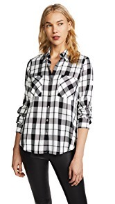 LAGENCE Jacqueline Long Sleeve Two Pocket Shirt