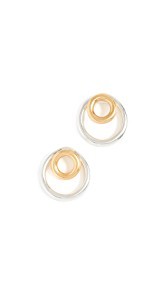 Madewell Front Back Circle Hoop Earrings