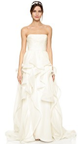 Reem Acra Lilac Gown