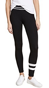 SUNDRY Yoga Pants with Stripes