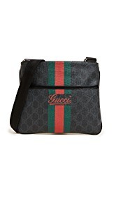 What Goes Around Comes Around Gucci Coated Messenger Bag (Previously Owned)