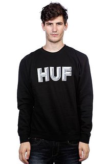 Толстовка Huf Diction Crew Black