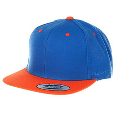 Бейсболка классическая Neff Flexfit/Yupoong Royal/Orange