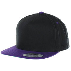 Бейсболка классическая Neff Flexfit/Yupoong Black/Purple