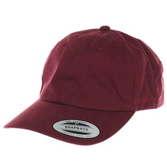 Бейсболка классическая Neff Flexfit/Yupoong Wine Red