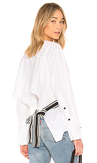 Блуза с завязкой cross over - Diane von Furstenberg