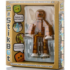 Игрушка-фигурка, коричневая, Stikbot Zing