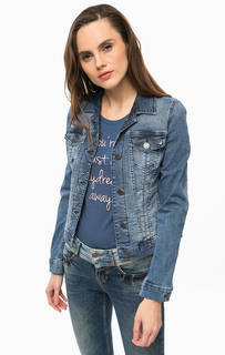 Синяя джинсовая куртка с четырьмя карманами Mustang